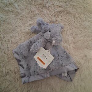 Cloud Island nwt Lovey plush gray elephant blanket soft